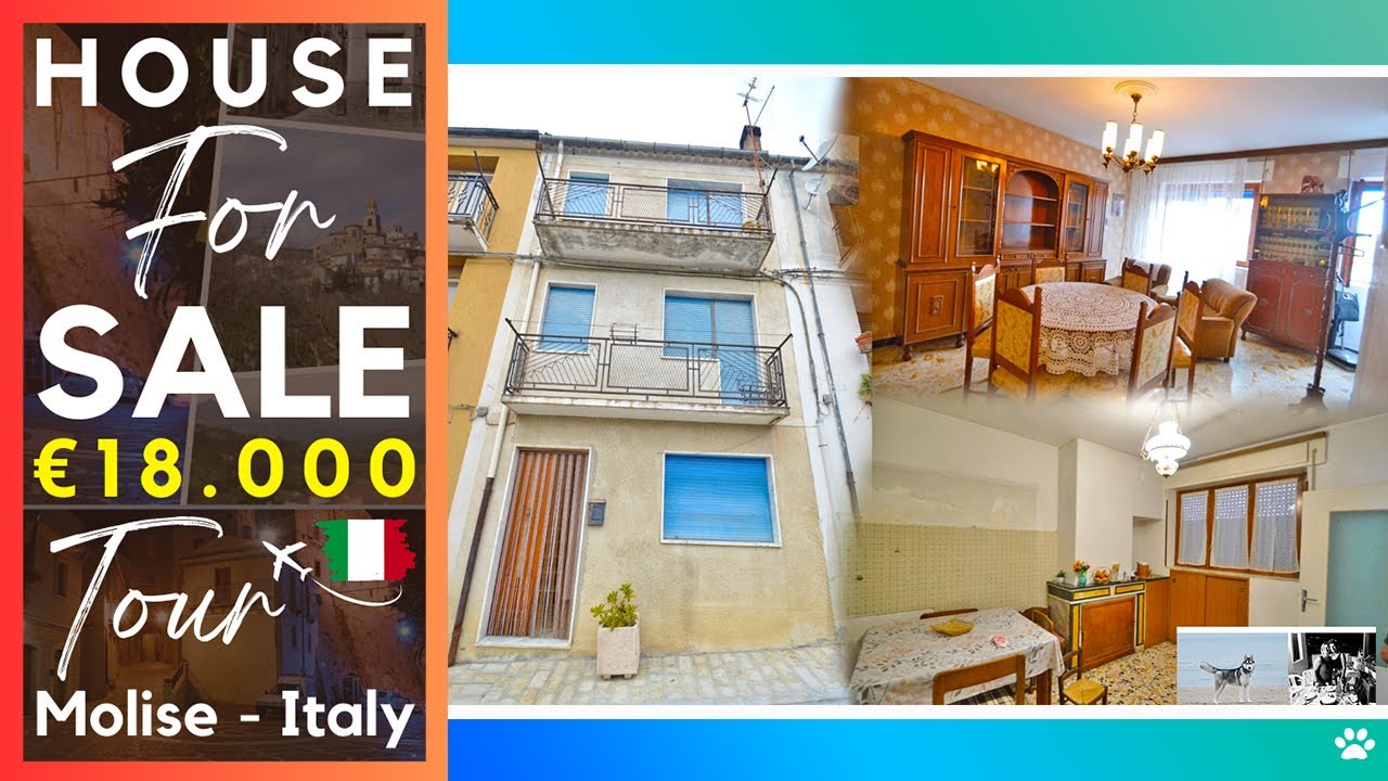Cheap charming houses | Habitable house with balconies and two bedrooms in Italy, Molise Tour