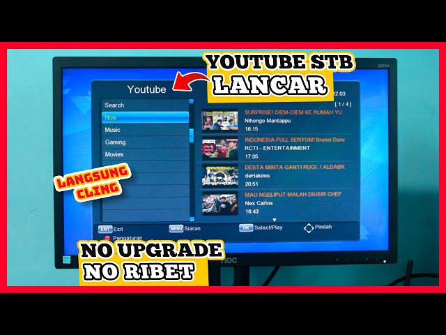 Solusi Untuk Semua Set Top Box : Youtube Kesalahan Jaringan, No Result, Error | Clink Tanpa Upgrade! class=