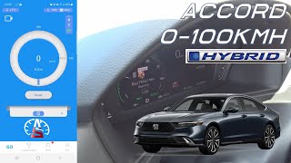 Honda Accord Híbrido 0 a 100 km/h (0-62MPH) a nivel del mar by Andres Salazar Autos 474 views 1 month ago 2 minutes, 16 seconds