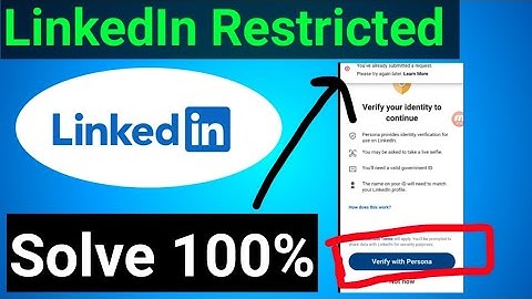 Solved 💯 % Fix Restricted Account & Document Already Submitted Issues on LinkedIn