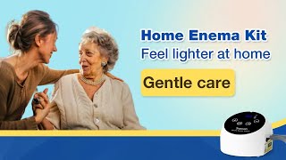 Traman Electric Enema Kit for Coffee Enema + Constipation Support (Seated Use, No Hanging Bag)