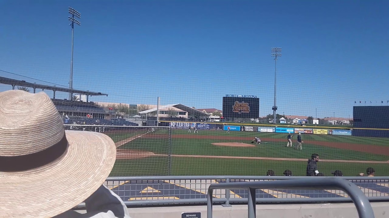 San Diego Padres Spring Training Peoria Sports Complex, Arizona YouTube