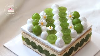 Зеленый торт винограда