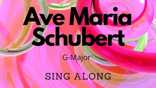 Ave Maria (Schubert) G major | Lyrics | Sing Along | Trinity