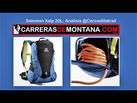 Mochila Salomon Xalp 20L para skimo y montaña. Análisis por  @cercedillatrail 