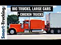 Big Trucks, Large Cars + Chicken Trucks (From the Glory Days of Trucking!)