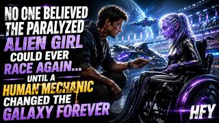 One Believedthe Paralyzed Alien Could Ever Race AgainUntil Human Mechanic Changed the Galaxy Forever