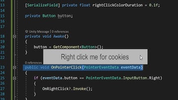 How to Right Click a UI Button in Unity and Animate It