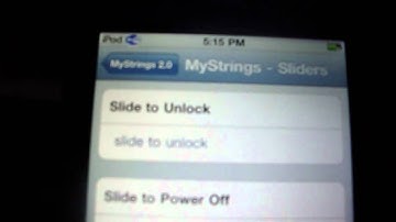 How to change slide to unlock on iphone and ipod touch all generations with 4g !
