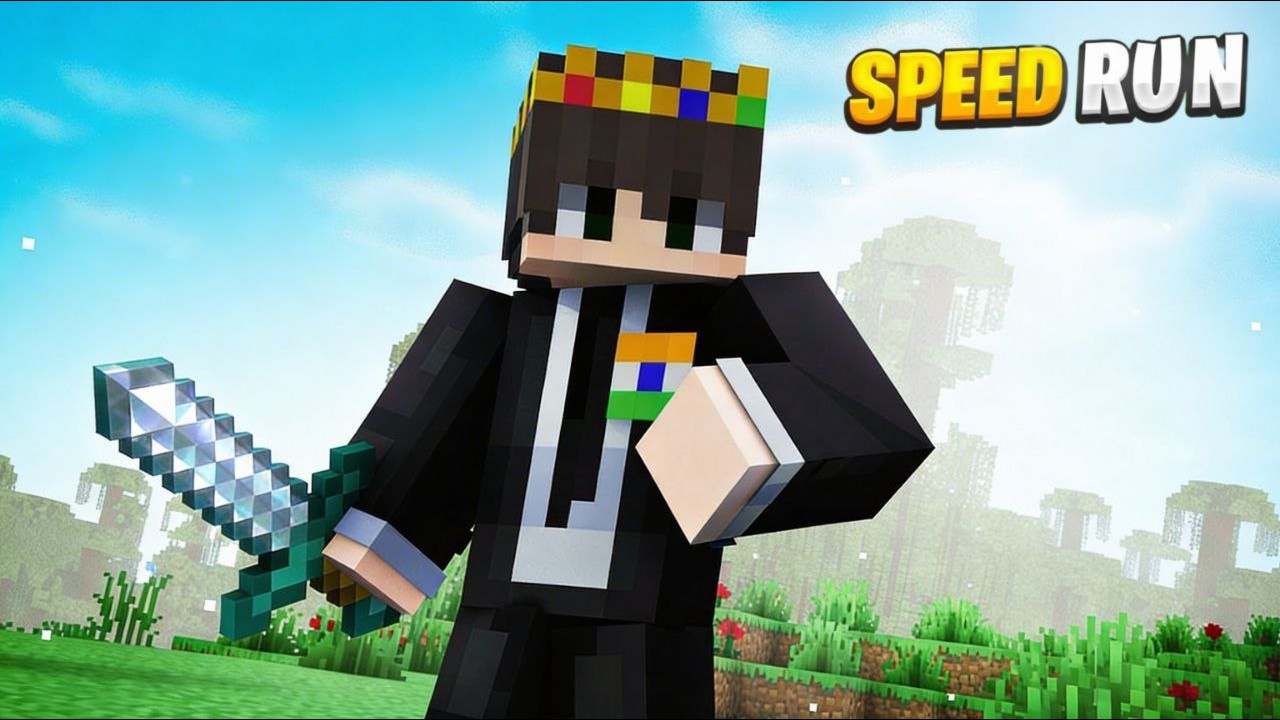 Minecraft Speedrunner Let's do speed run in Minecraft !!! Live-Day-75 #minecraft #Speedrun # ...