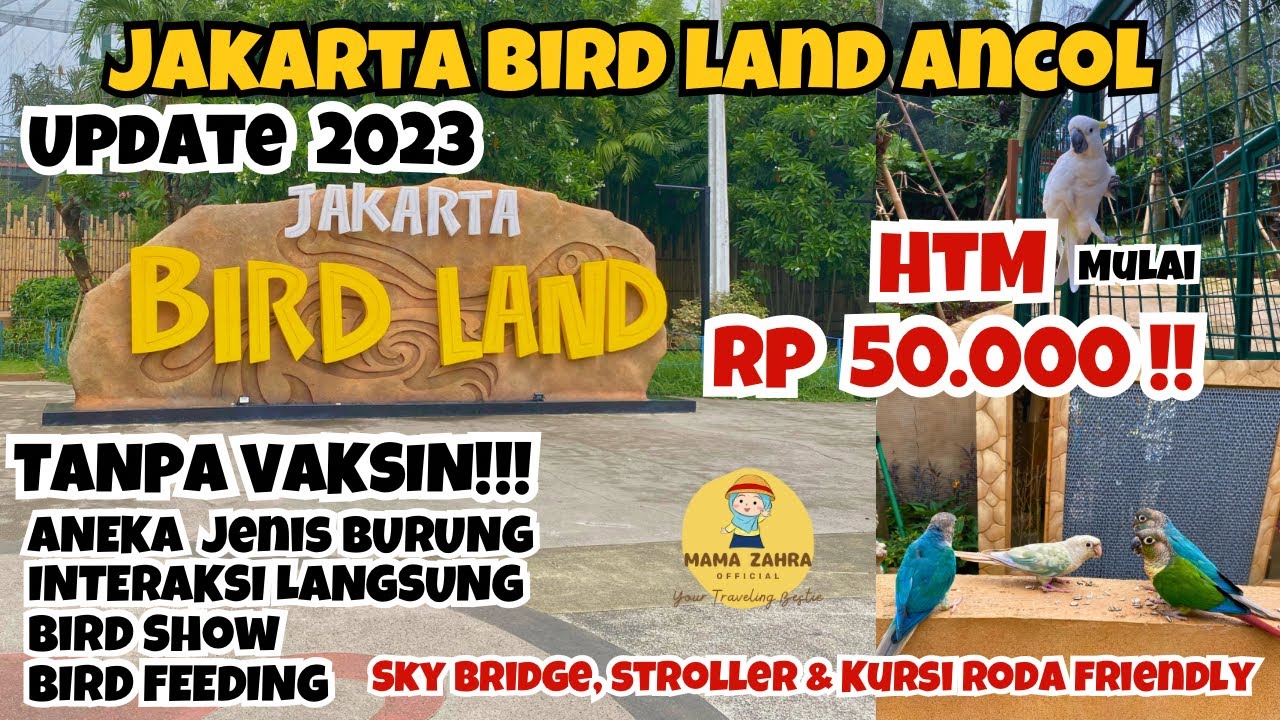 JAKARTA BIRD LAND ANCOL 2023 JAKARTA BIRD LAND 2023 WISATA TERBARU