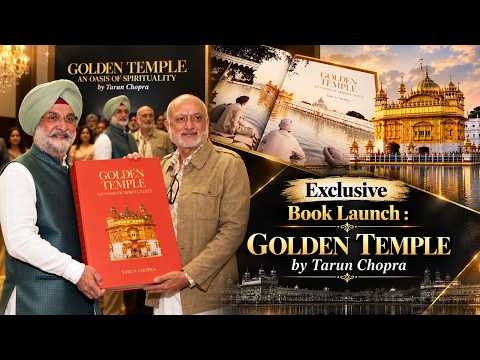 Taranjit Singh Sandhu Unveils Tarun Chopra’s ₹1.46 Lakh Golden Temple Book | A Visual Tribute