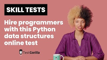 Hire Python programmers with a data structures & objects test