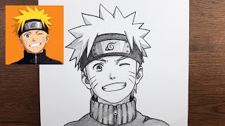 How to draw Naruto uzumaki - Anime drawing tutorial step by step