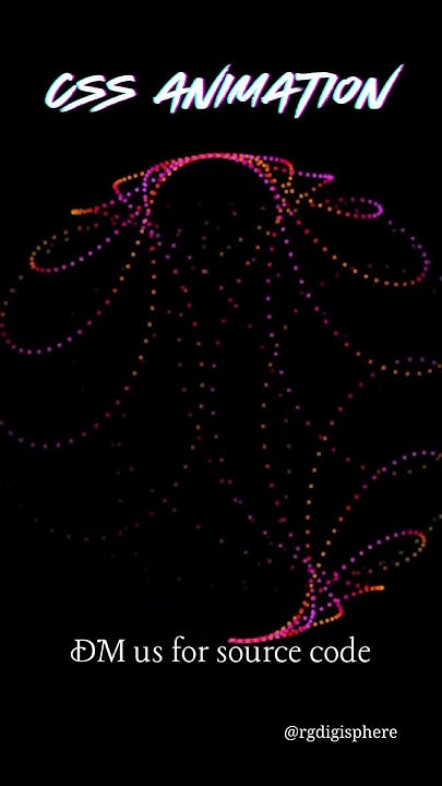 3D CSS Animation | HTML & CSS Animation Effect | Circle Animation by ...