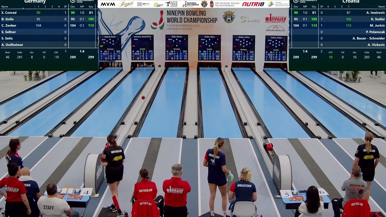 Deutschland – Kroatien | Weltmeisterschaft Frauen – Finale 2025 | Kegeln Classic