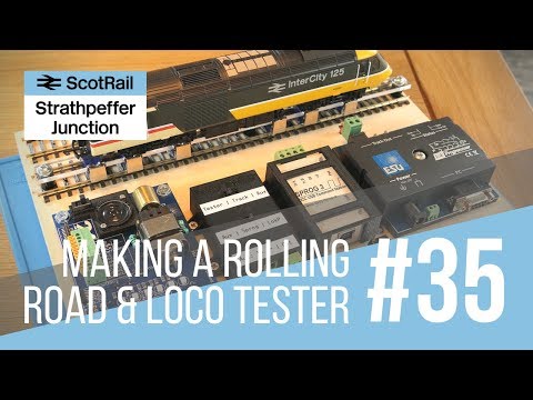 #35 Making a Model Loco Test Board (with Rolling Road, DCC Decoder Tester, LokProgrammer & SPROG)