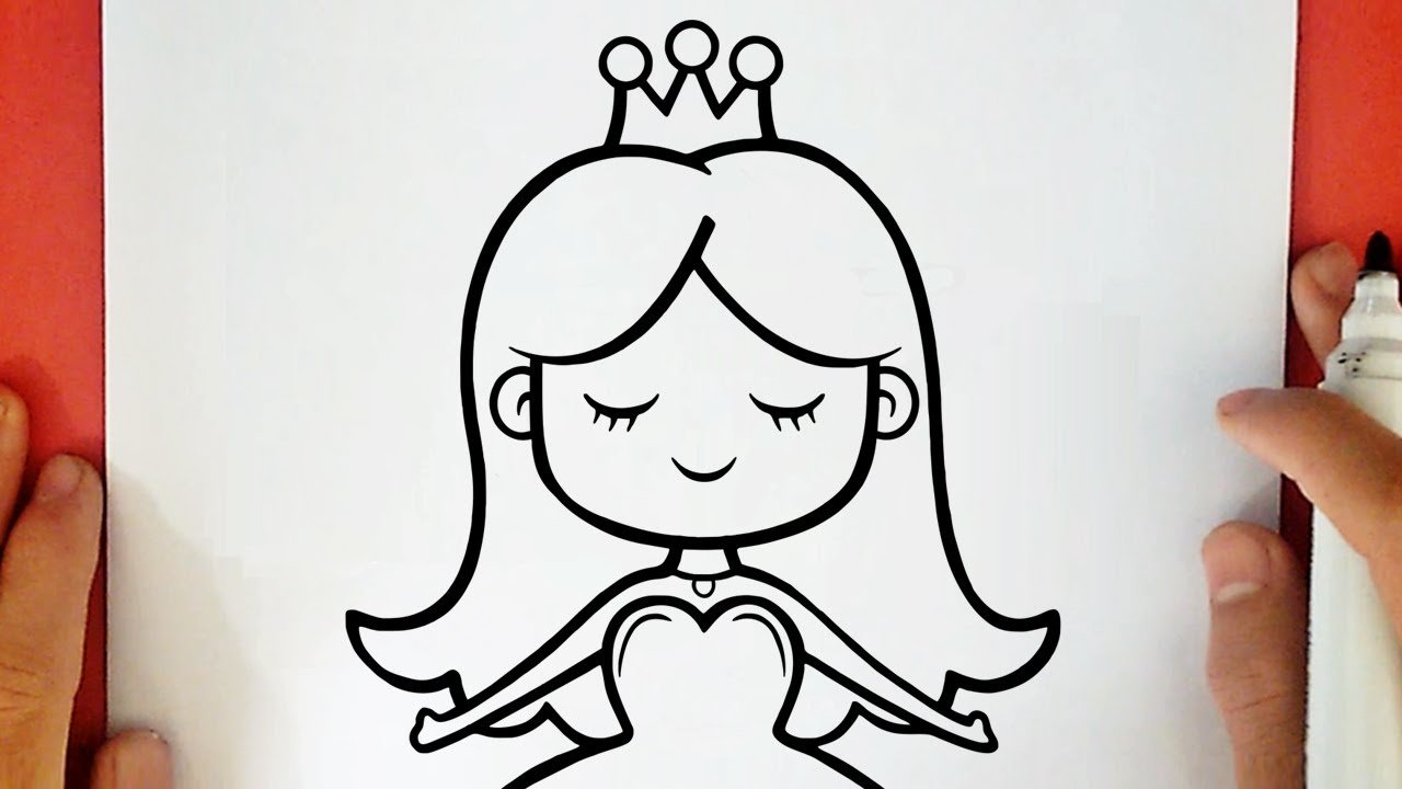 COMO DIBUJAR UNA PRINCESA YouTube