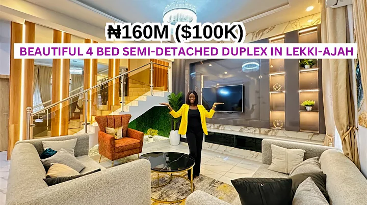 Inside a Beautiful ₦160M ($100K) 4 Bedroom Semi-Detached Duplex with BQ in Lekki-Ajah, Lagos.
