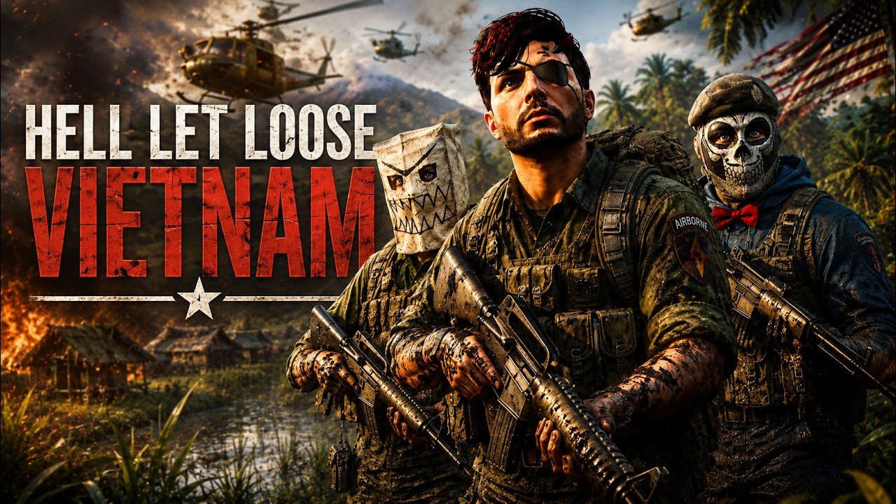 3 IDIOTS. 1 WAR. TOTAL CHAOS  Hell Let Loose: Vietnam
