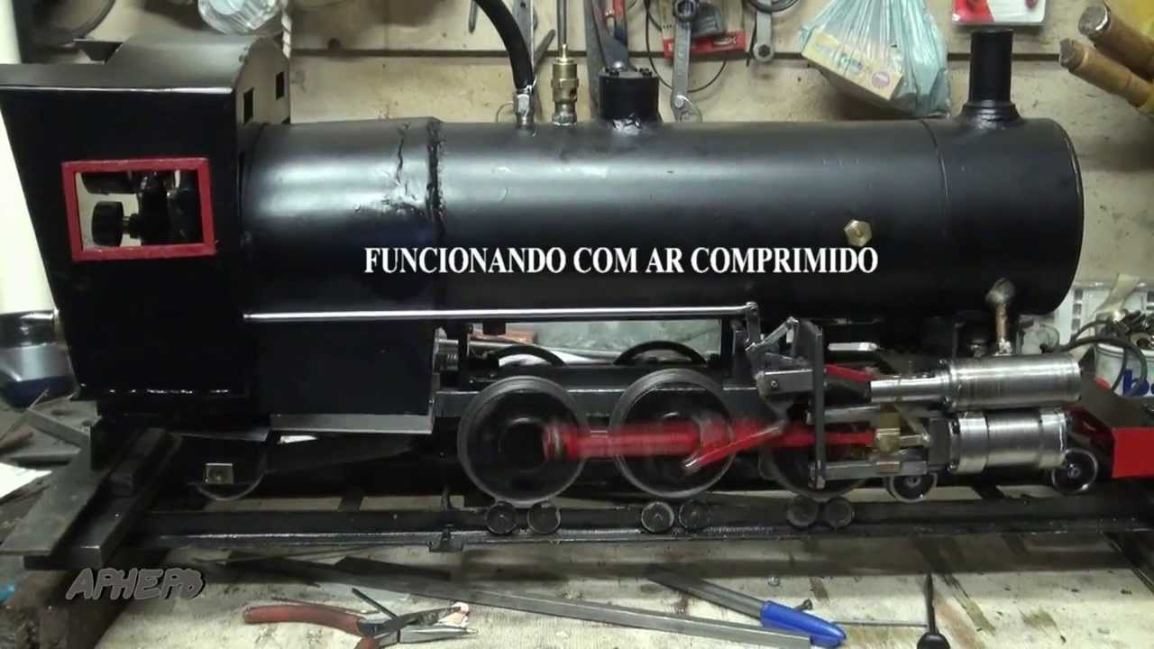 LOCOMOTIVA A VAPOR - PRIMEIRA EXPERIÊNCIA