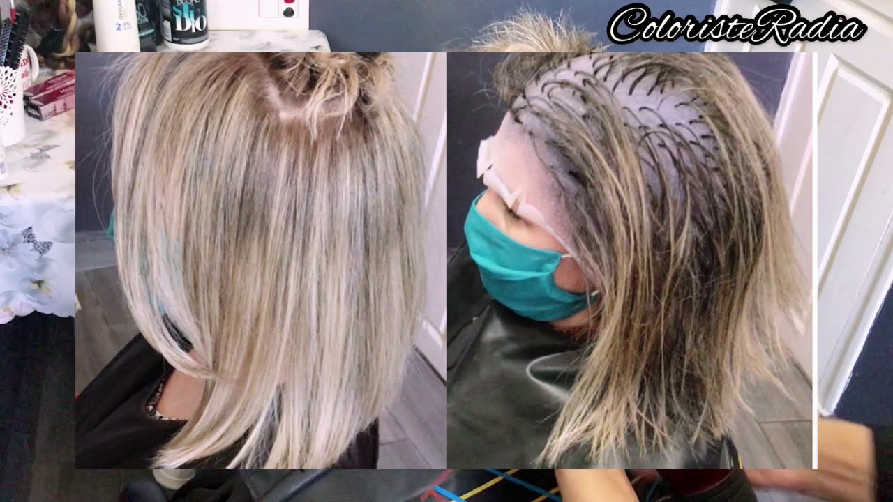 اشقر بلاتيني فوق شعر شايب