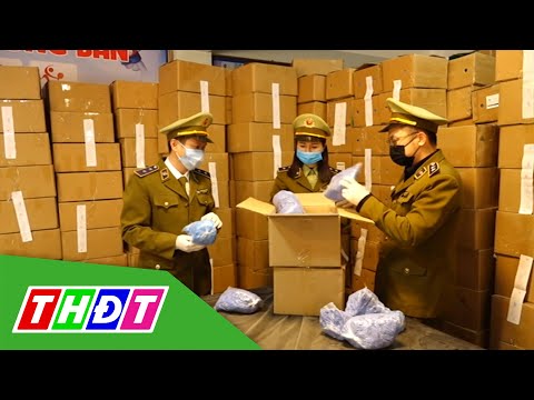Video Thái Nguyên: Thu giữ hơn 8 tấn găng tay y tế đã qua sử... - youtube