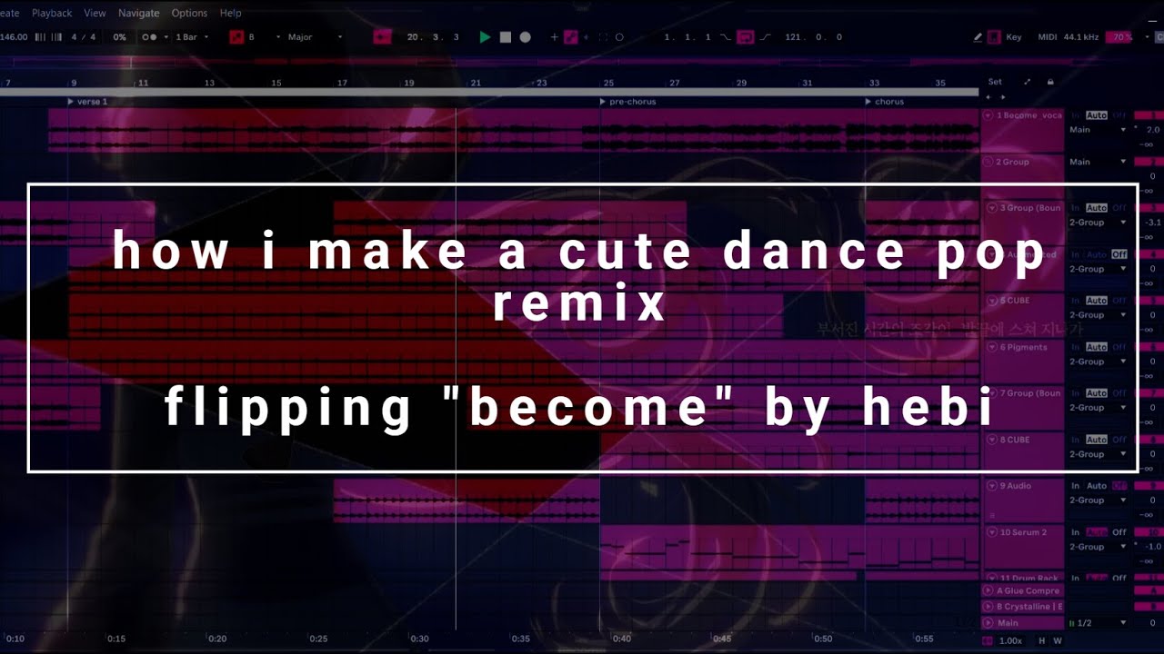 how i make an cute & orchestral dance pop remix | tutorial/walkthrough