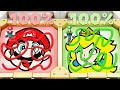 Super Mario Party Minigames - Mario Vs Peach Vs Luigi Vs Diddy Kong (Master Difficulty)