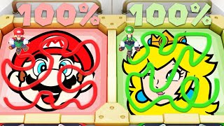 Мульт Super Mario Party Minigames Mario Vs Peach Vs Luigi Vs Diddy Kong Master Difficulty