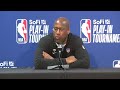 Sacramento kings  coach mike brown postgame press conference