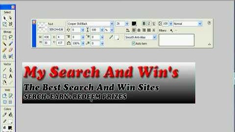 How To Make A Banner With Macromedia Fireworks 8 HD