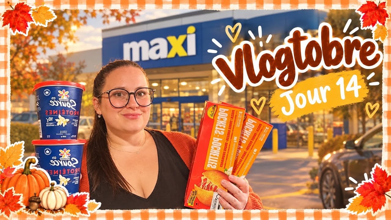 VLOGTOBRE | JOUR 14 : Week-end Vlog / Haul Maxi & Tournois de baseball