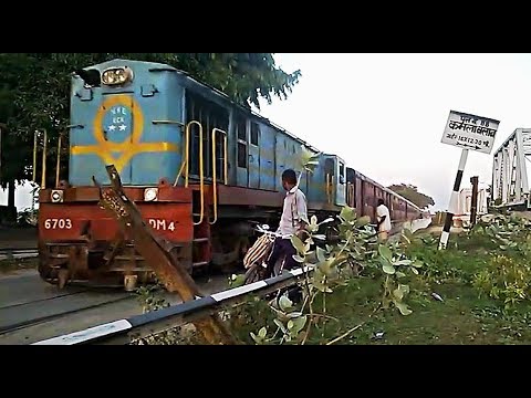 Nirmali Sakri Metre Gauge Passenger Crossing Kamla Balan Bridge JHANJHARPUR