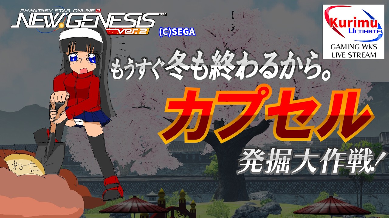 [ #PSO2NGS ][ Ship8 ]★もうすぐ冬も終わるから。Kurimuのカプセル発掘大作戦！★[ #Vtuber ]