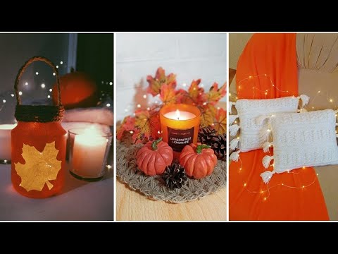 DIY 🍁 Осенний декор комнаты своими руками 💛🍂 Осенний уют