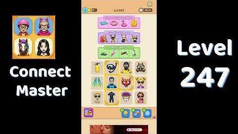 Connect Master Level 247 Walkthrough 🧩 | Match Puzzle | Puzzle Solutions & Tips | Go Answer