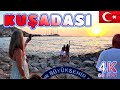 Kuşadasında Harika Akşamüstü Yürüyüşü Part 6/7 Aydın 4K