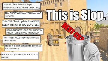 CS2 Cheating YouTubers Suck