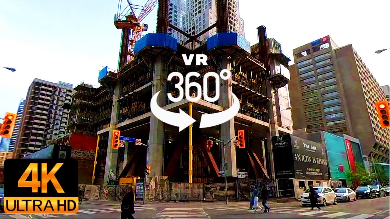 360Video VR 4K Bike Tour Yorkville Toronto May 27 2021