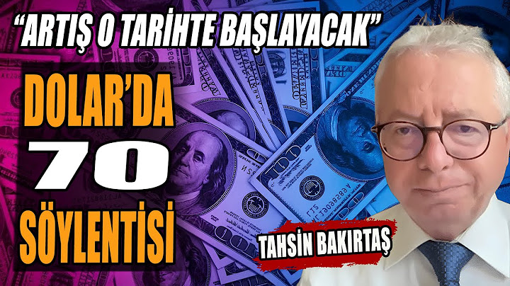 Dolar'da 70 Söylentisi | Artış O Tarihte Başlayacak | Prof. Dr. Tahsin Bakırtaş Anlattı