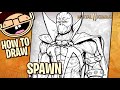 How to Draw SPAWN (Mortal Kombat 11) | Narrated Step-by-Step Tutorial