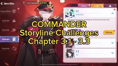 Storyline Challenges (COMMANDER) Chapter 3.1-3.3 | Parallel Realms