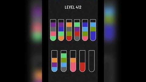 Water sort puzzle level 412