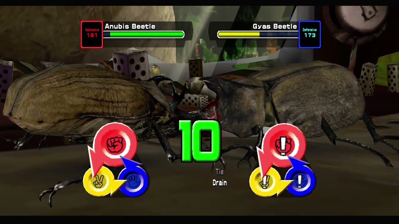 Anubis Beetle The Trash Forest Gameplay [Mushiking 2006 English Version]