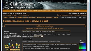 Video-Tutorial: Como colgar un video de Vimeo en un foro
