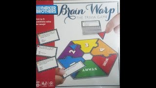 Brain Warp Trivia Board Game (2017, Parker Brothers / Hasbro)   Whats Inside