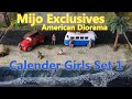 Mijo exclusives american diorama calender girls set 1 die cast metal limited edition