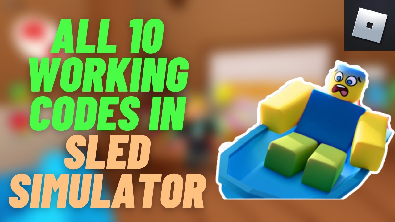 SLED SIMULATOR ALL 10 NEW WORKING OP CODES (2021) | ROBLOX