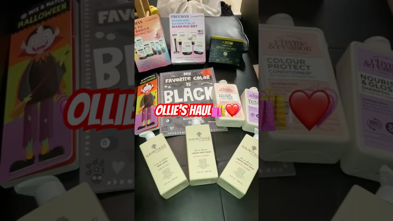 Ollie’s Haul🛍️💗 #ollies #olliesbargainoutlet #bodycare #shorts #beauty #haul #finds #books